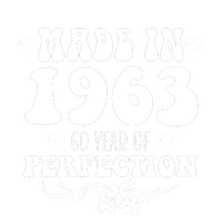 60 Year Old Made In 1963 Floral 60th Birthday Gifts Women's Fleece Hoodie