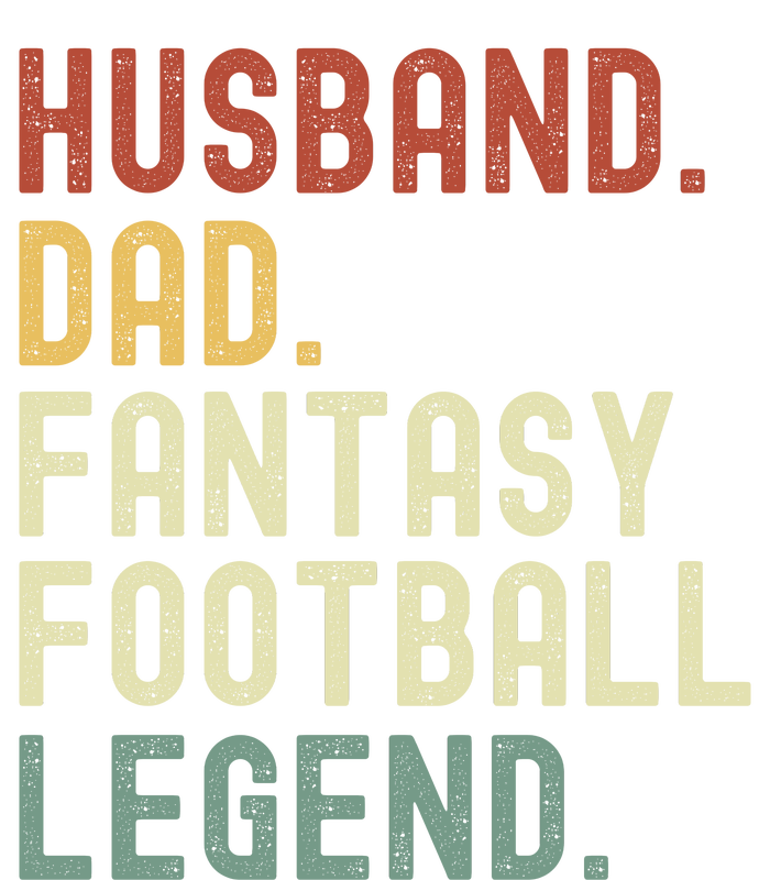 Husband Dad Fantasy Football Legend Funny Draft Funny Husband Father Fathers Daily Commute Backpack