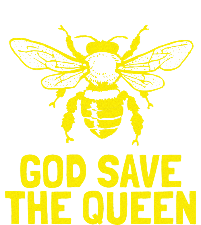 God Save The Queen Honey Bee Beekeeping Naturalist V-Neck T-Shirt