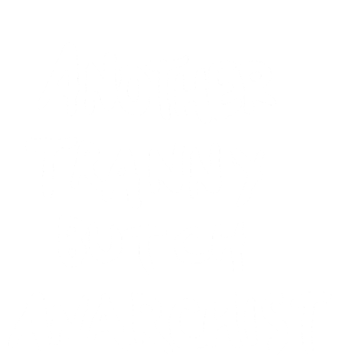 (White) Another Tranny Butch Anarchist Valucap Bio-Washed Visor