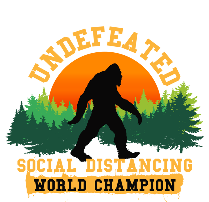 Social Distancing World Champion tee Funny Bigfoot tee T-Shirt