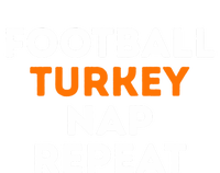 Football Turkey Nap Repeat Thanksgiving Softstyle Adult Sport Polo