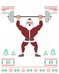 No Lift No Gift Ugly Christmas Sweater Gym Santa Kids Sweatshirt