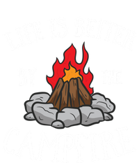 Life Is Better By The Campfire Scouts Camping Campfire Women's Flannel Pajama Set