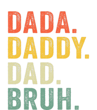 Retro Vintage Funny Dada Daddy Dad Bruh Men Gift For Dad T-Shirt