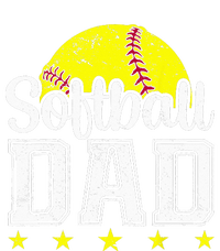 Vintage Softball Dad Funny Father Gift For Dad Striped Beanie with Solid Band