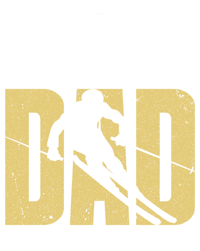 Ski Dad Like A Regular Dad Only Way Cooler Gift Tie Dye Hoodie