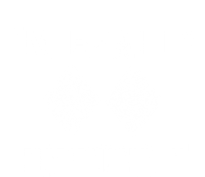 Ski Snowboard Im Really Difficult Diamond Sign Black Funny Gift Tall T-Shirt