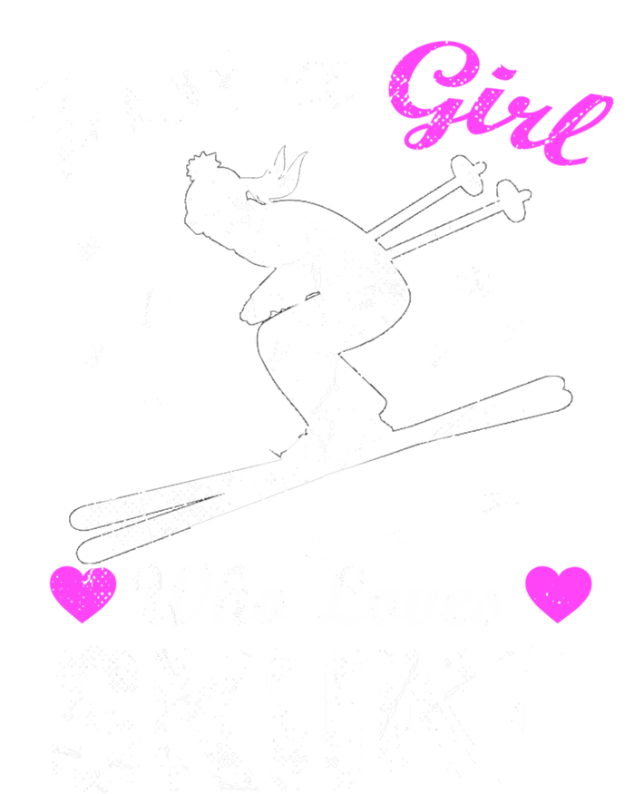 Skiing Skier Just A Who Loves Skiing Gift Tie Dye Hoodie