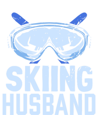 Skiing Husband Ski Winter Skiers Skier Funny Gift Ladies Long Sleeve Shirt