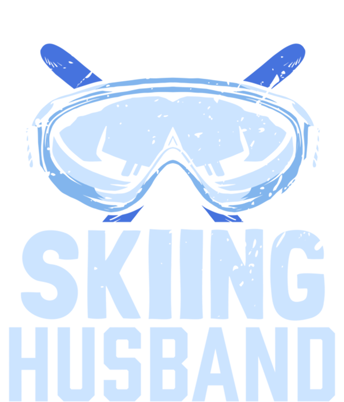 Skiing Husband Ski Winter Skiers Skier Funny Gift Ladies Long Sleeve Shirt