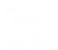 Skiing Lover Funny Couple Sports Season Meme For Husband Ski Gift T-Shirt