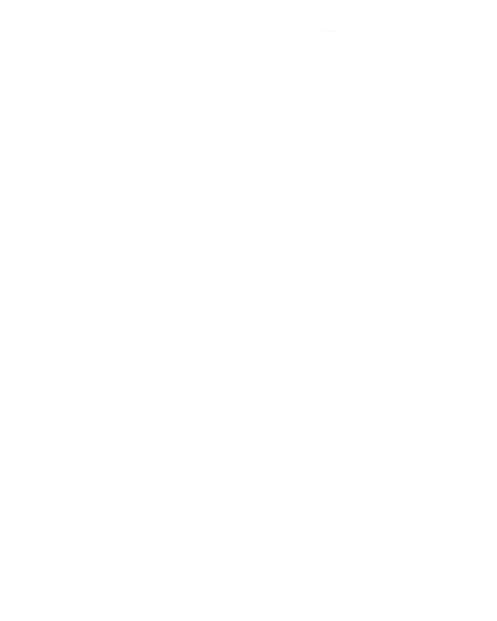 I Know I Ski Like An Old Try To Keep Up Skier Snowboard Gift Full Zip Hoodie