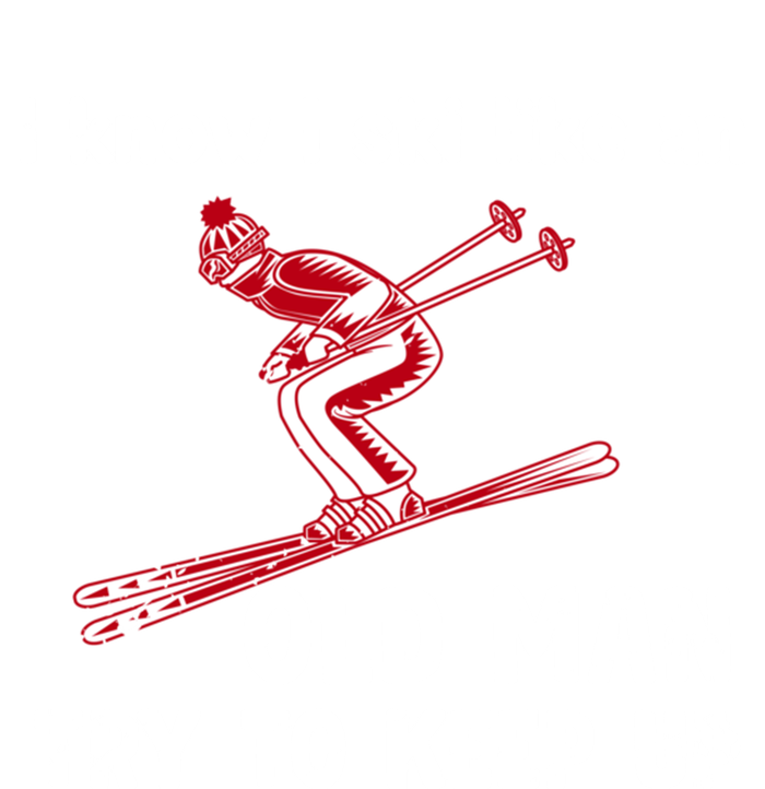 I Know I Ski Like Old Try To Keep Up Funny Skier Grandpa Gift T-Shirt