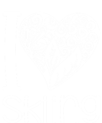 I Love Skiing For Ski Lovers Gift Doggie Tank