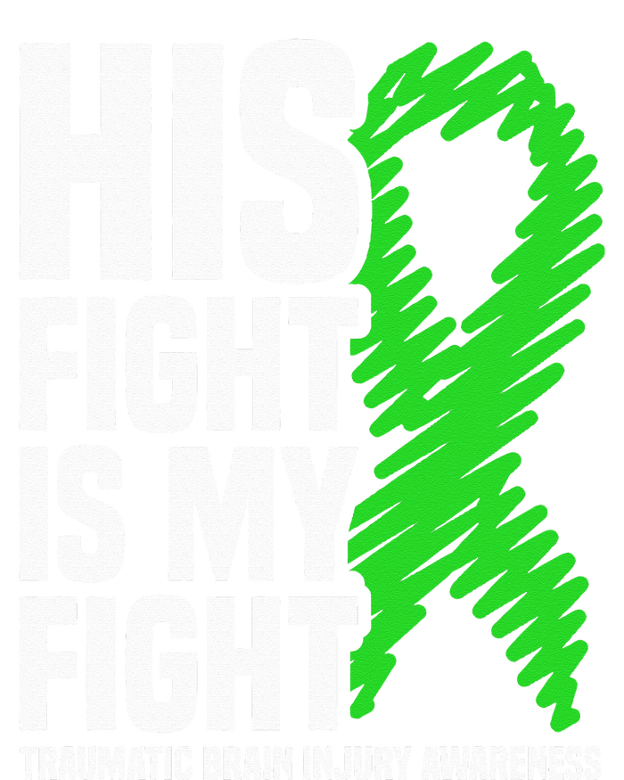 His Fight Is My Fight Traumatic Brain Injury Awareness Tall T-Shirt