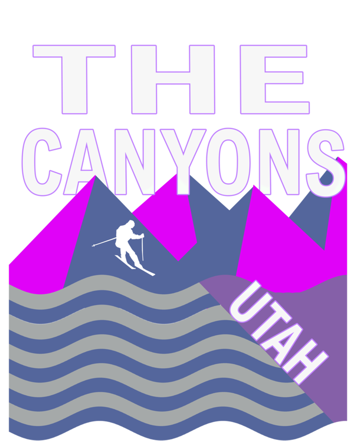 The Canyons Utah Usa Ski Resort Snowboarding Skiing Funny Gift T-Shirt