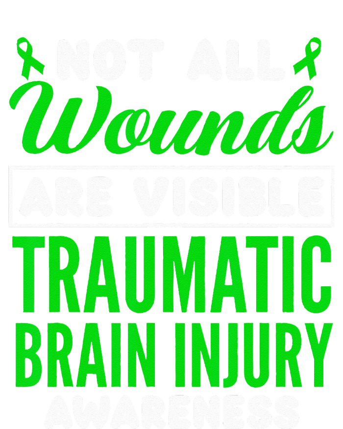 Not All Wounds Are Visible Traumatic Brain Injury Awareness Women's Fleece Hoodie