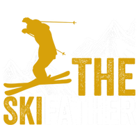 The Ski Father Cool Dad Skiing Adventure Slope Style Design Gift Sweatshirt Cinch Pack Bag