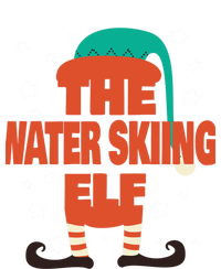 The Water Skiing Elf Christmas Pajama Water Skiing Funny Gift T-Shirt