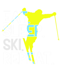 To Ski Eat Sleep Ski Repeat Statet Great Gift Kids Long Sleeve Shirt