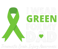 I Wear Green For My Dad TBI Awareness Green Ribbon Tank Top