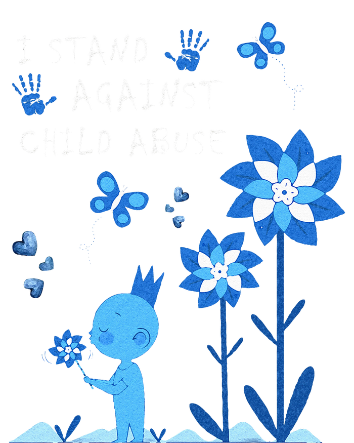 April Child Abuse Awareness Month Teacher Matching Kids Hoodie