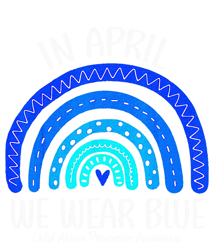 In April We Wear Blue Child Abuse Prevention Awareness Valucap Bio-Washed Visor