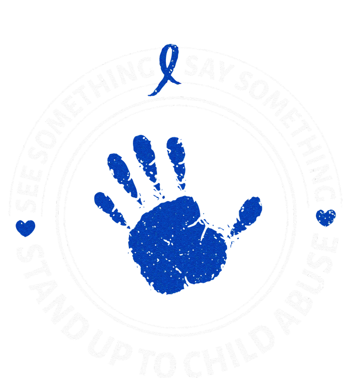 See Something Say Something Child Abuse Awareness Ribbon Tall T-Shirt