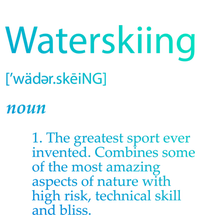 Water Skiing Definition Waterskiing Accessories Gift Great Gift Sweatshirt