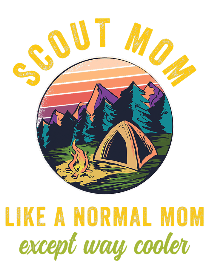 Scout Mom Scouting Troop Leader Boy Girl Camping Lovers T-Shirt