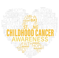 Childhood Cancer Awareness Hope Support Strong Warrior T-Shirt