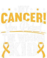 Hey Cancer You Picked The Wrong Childhood Cancer Ribbon T-Shirt