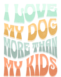 Funny Dog Owner I Love My Dog More Than My Retro T-Shirt