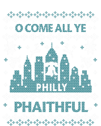 Philly Faithful Funny Philadelphia Philly Fan Ugly Christmas Women's Flannel Pajama Set