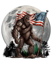 Bigfoot Sasquatch American Flag Full Moon Patriotics 25L Jumbo Tote