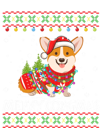 Corgi Dog Merry Corgmas Santa Corgi Ugly Christmas Sweater Women's Fleece Hoodie