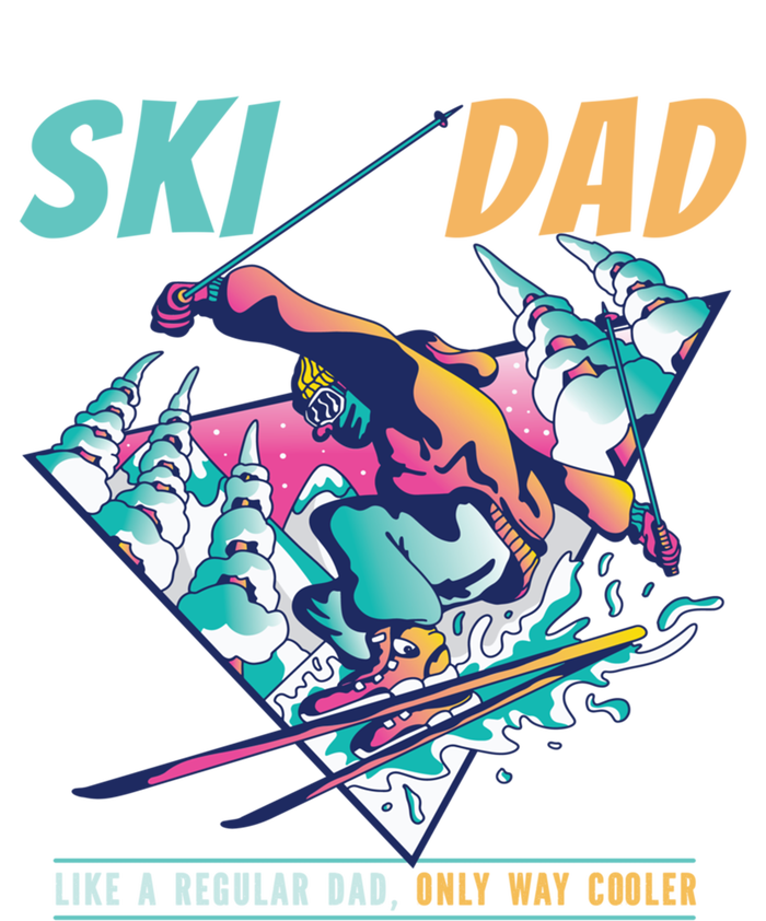 Ski Dad Like A Regular Dad Only Way Cooler Skier Costume Gift Kids Hoodie