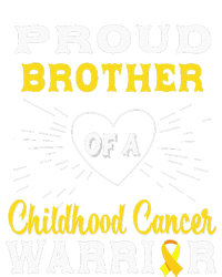 Proud Brother Of A Childhood Cancer Warrior Awareness Women's Perfect Tri Tunic Long Sleeve Shirt