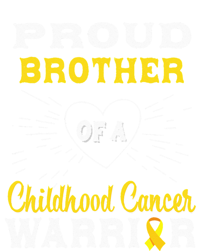 Proud Brother Of A Childhood Cancer Warrior Awareness Women's Perfect Tri Tunic Long Sleeve Shirt