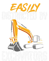 Kids Construction Vehicle Easily Distracted By Excavators Tank Top