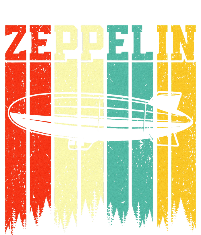 Retro Zeppelin 70s 80s Dirigible Airship Zepelin Zepplin Toddler Hoodie