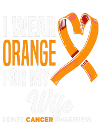 I Wear Orange For My Wife Kidney Cancer Awareness Ladies PosiCharge Competitor Racerback Tank