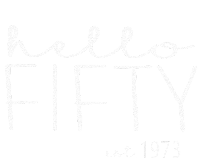 Hello Fifty Est 1973 Hello 50 Heart 50th Birthday Women’s Perfect Tri Rocker Tank