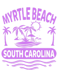 Myrtle Beach Womens Purple South Carolina Beach Vacation Tall Sweatshirt