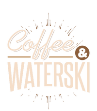 Coffee Water Skiing Gift For Skiers Tie-Dye Long Sleeve Shirt