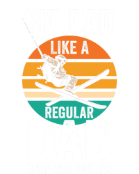 Skier Daddy Ski Dad Like A Regular Dad Only Way Cooler Cool Gift Bumper Sticker