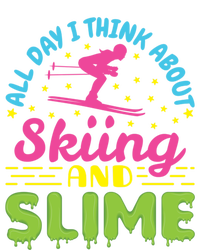 Skiing And Slime Skier Ski Lover Slime Party Meaningful Gift Tank Top