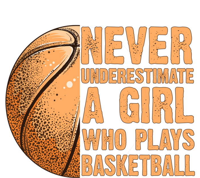 never underestimate a girl who plays basketball shirt funny Wool Snapback Cap