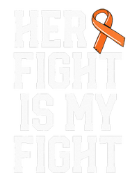 Her Fight Is My Fight Leukemia Cancer Husband Ladies Long Sleeve Shirt